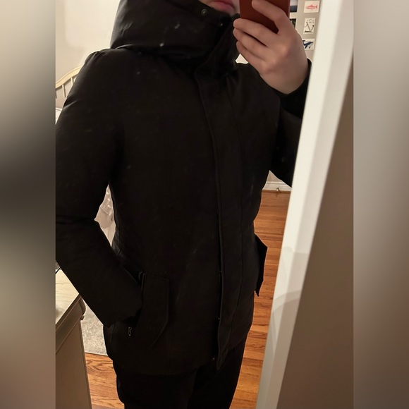 MACKAGE - Womens Winter Coat w/Fur Trim Hood Collar - Picture 5 of 11